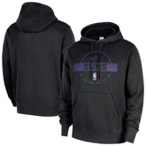 Phoenix Suns 2025/26 Authentic Practice Club Pullover Hoodie Black - NBA