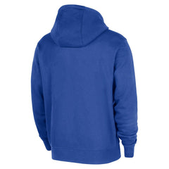 Dallas Mavericks 2025/26 Authentic Practice Club Pullover Hoodie Blue - NBA