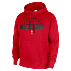 Houston Rockets 2025/26 Authentic Practice Club Pullover Hoodie Red - NBA
