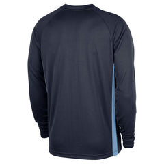 Memphis Grizzlies 2025/26 Authentic Pre-Game Legend Dri-FIT Long Sleeve Shooting Shirt Navy - NBA