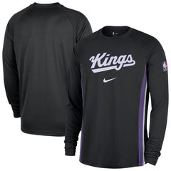 Sacramento Kings 2025/26 Authentic Pre-Game Legend Dri-FIT Long Sleeve Shooting Shirt Black - NBA