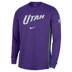 Utah Jazz 2025/26 Authentic Pre-Game Legend Dri-FIT Long Sleeve Shooting Shirt Purple - NBA