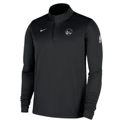 Golden State Warriors 2025/26 Authentic Coaches Quarter-Zip Dri-Fit Top Black - NBA