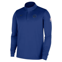Golden State Warriors 2025/26 Authentic Coaches Quarter-Zip Dri-Fit Top Royal - NBA