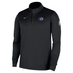 Orlando Magic 2025/26 Authentic Coaches Quarter-Zip Dri-Fit Top Black - NBA