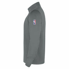 San Antonio Spurs 2025/26 Authentic Coaches Quarter-Zip Dri-Fit Top Silver - NBA