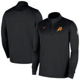 Phoenix Suns 2025/26 Authentic Coaches Quarter-Zip Dri-Fit Top Black - NBA