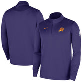 Phoenix Suns 2025/26 Authentic Coaches Quarter-Zip Dri-Fit Top Purple - NBA