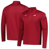 Cleveland Cavaliers 2025/26 Authentic Coaches Quarter-Zip Dri-Fit Top Wine - NBA