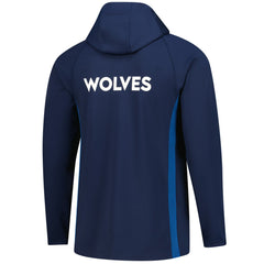 Minnesota Timberwolves Authentic On Court Zone Quarter-Zip Dri-FIT Hoodie Jacket Navy - NBA