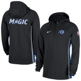 Orlando Magic Authentic On Court Zone Quarter-Zip Dri-FIT Hoodie Jacket Black - NBA