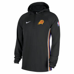 Phoenix Suns Authentic On Court Zone Quarter-Zip Dri-FIT Hoodie Jacket Black - NBA