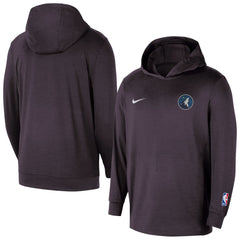 Minnesota Timberwolves Authentic Practice Yoga Restore Dri-Fit Pullover Hoodie Black - NBA