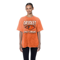 Baltimore Orioles New Era Women's Mineral Wash Oversized T-Shirt - MLB