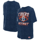 Detroit Tigers New Era Women's Mineral Wash Oversized T-Shirt - MLB