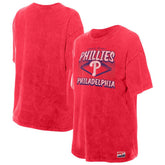 Philadelphia Phillies New Era Women's Mineral Wash Oversized T-Shirt - MLB
