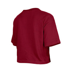 Washington Commanders New Era Girl's Flip Sequin Boxy T-Shirt Burgundy | NFL