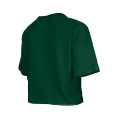 Green Bay Packers New Era Girl's Flip Sequin Boxy T-Shirt Green | NFL