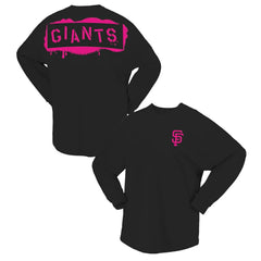 San Francisco Giants Fanatics Women's Neon Jersey Long Sleeve T-Shirt - MLB