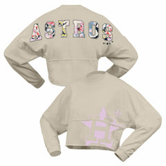 Houston Astros Fanatics Women's Floral Preppy Cropped Long Sleeve T-Shirt - MLB
