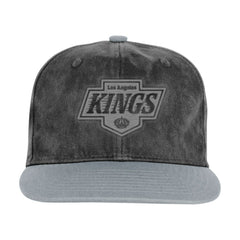 Los Angeles Kings Outerstuff Youth True Retro Deadstock Adjustable Hat - Black/Silver - NHL