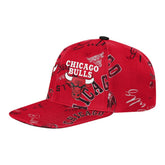 Chicago Bulls Outerstuff Youth Street Hooper Allover Print Snapback Hat Red - NBA