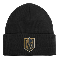 Vegas Golden Knights Outerstuff Youth 2.0 Essential Cuffed Knit Hat - Black - NHL