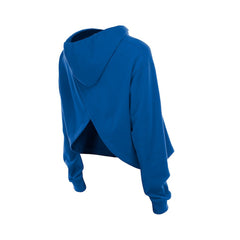 New York Knicks Women's Glam Game Open Back Hoodie Blue - NBA