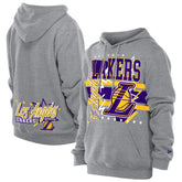 Los Angeles Lakers Injection Sport Classics Fleece Hoodie Heather Gray - NBA