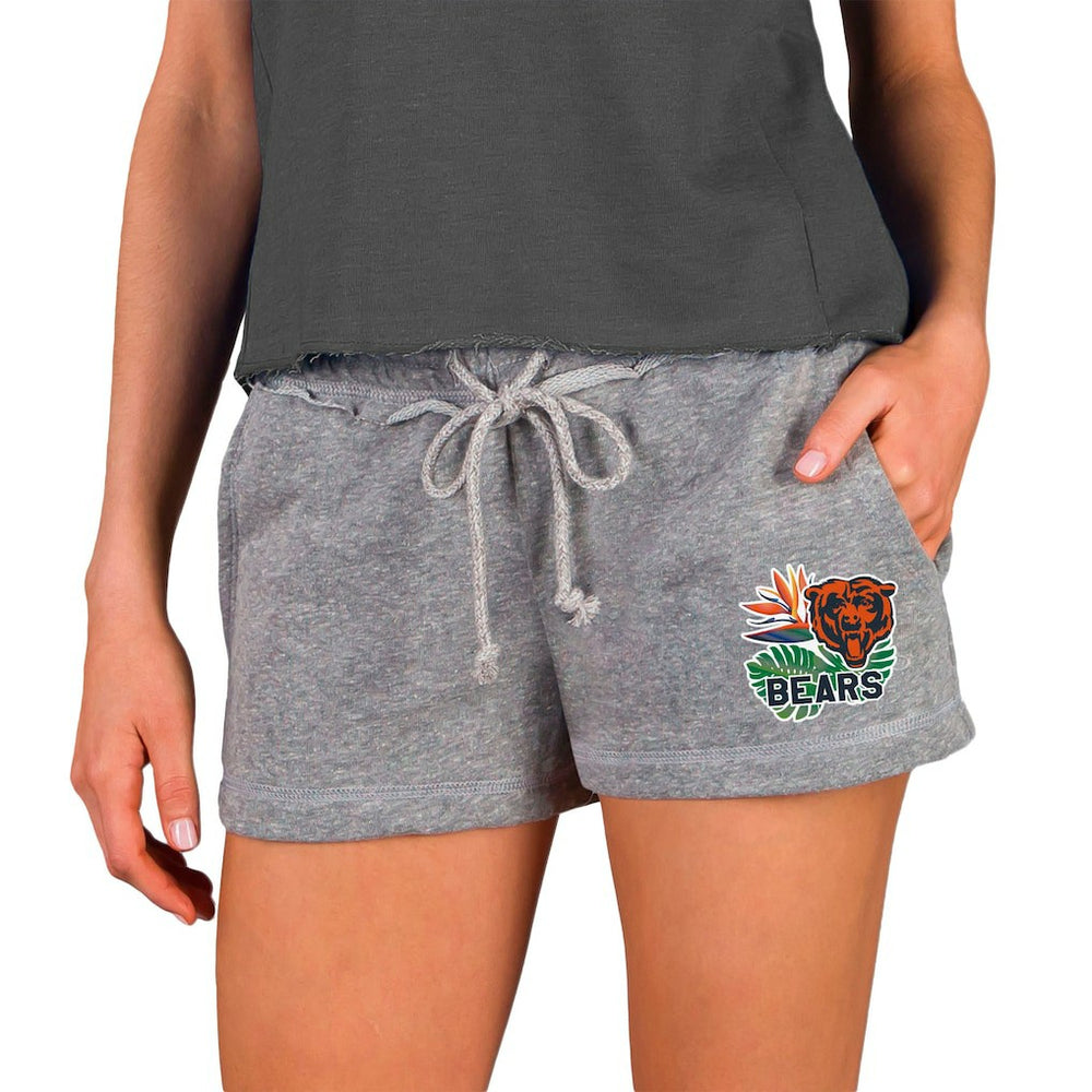 Chicago Bears Concepts Sport Women's Mainstream Terry Shorts Gray | NFL