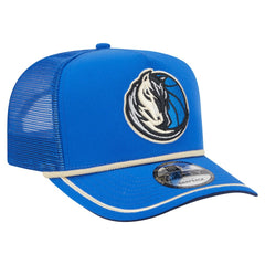 Dallas Mavericks Vintage Team Rope A-Frame 9FIFTY Snapback Hat Blue - NBA