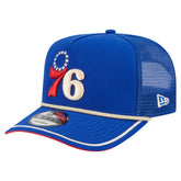 Philadelphia 76ers Vintage Team Rope A-Frame 9FIFTY Snapback Hat Royal - NBA