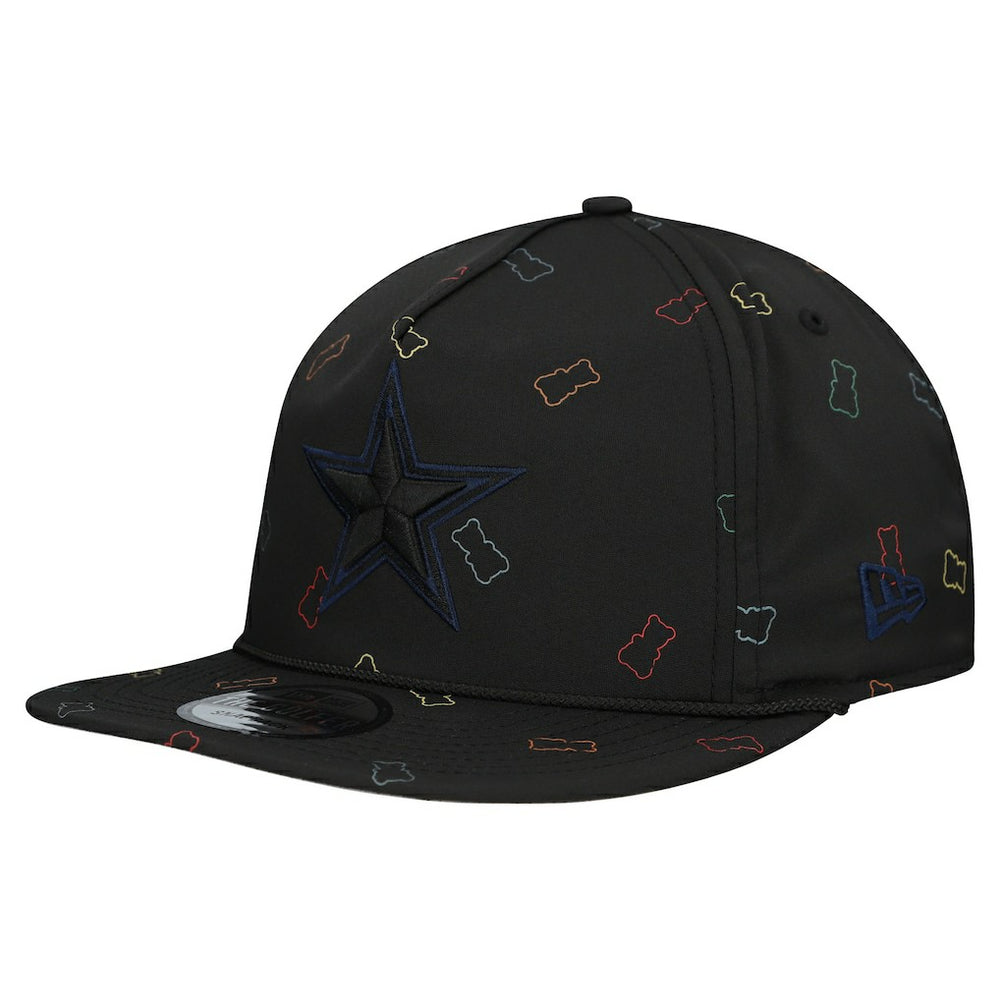 Dallas Cowboys New Era Gummy Golfer Snapback Hat Black | NFL