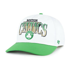 Boston Celtics '47 Tribute Two-Tone Hitch Adjustable Hat White/Kelly Green - NBA