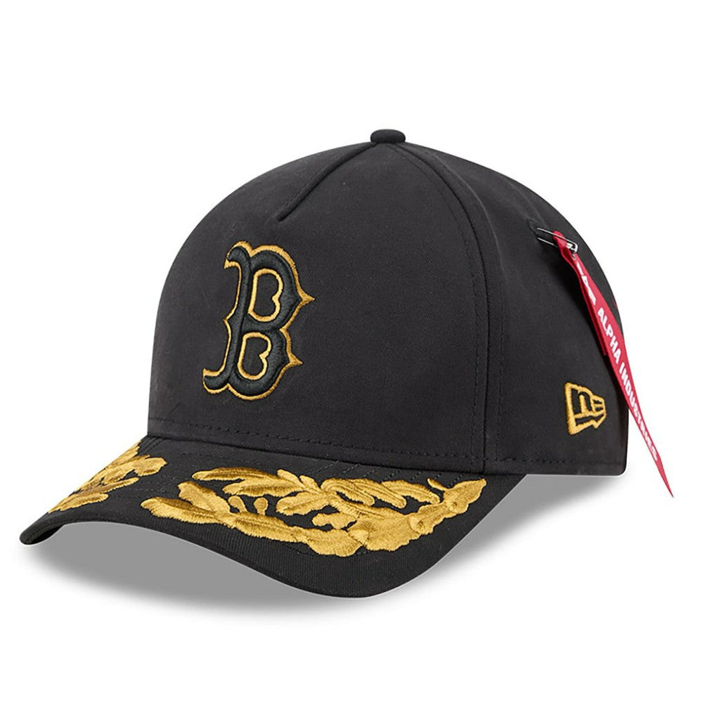 Boston Red Sox New Era x Alpha Industries A-Frame 9FORTY Adjustable Hat - MLB