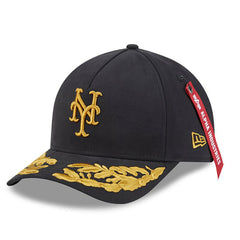 New York Mets New Era x Alpha Industries A-Frame 9FORTY Adjustable Hat - MLB