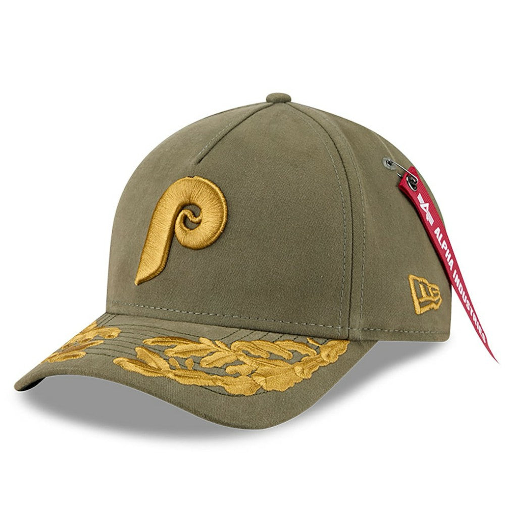 Philadelphia Phillies New Era x Alpha Industries A-Frame 9FORTY Adjustable Hat - MLB