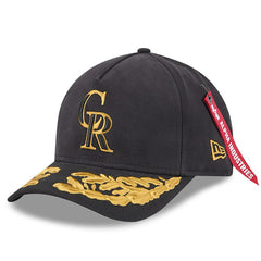 Colorado Rockies New Era x Alpha Industries A-Frame 9FORTY Adjustable Hat - MLB