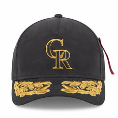 Colorado Rockies New Era x Alpha Industries A-Frame 9FORTY Adjustable Hat - MLB