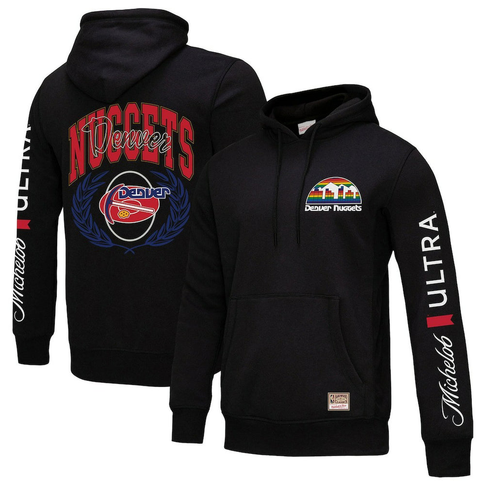 Denver Nuggets NBA x Michelob Ultra Swish & Sip Pullover Hoodie Black - NBA