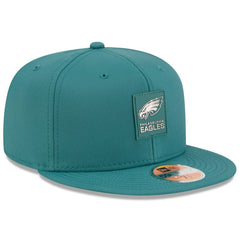 Philadelphia Eagles New Era 2025 Sideline 59FIFTY Fitted Hat Midnight Green | NFL