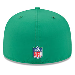 Philadelphia Eagles New Era 2025 Sideline Throwback 59FIFTY Fitted Hat Kelly Green | NFL