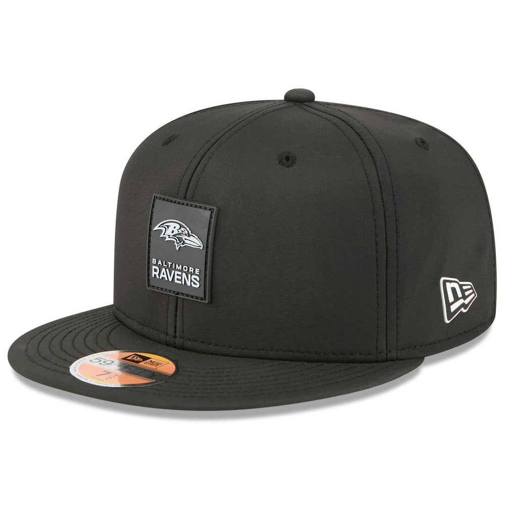 Baltimore Ravens New Era 2025 Sideline 59FIFTY Fitted Hat Black | NFL