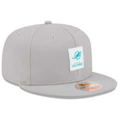 Miami Dolphins New Era 2025 Sideline 59FIFTY Fitted Hat Gray | NFL