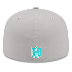 Miami Dolphins New Era 2025 Sideline 59FIFTY Fitted Hat Gray | NFL