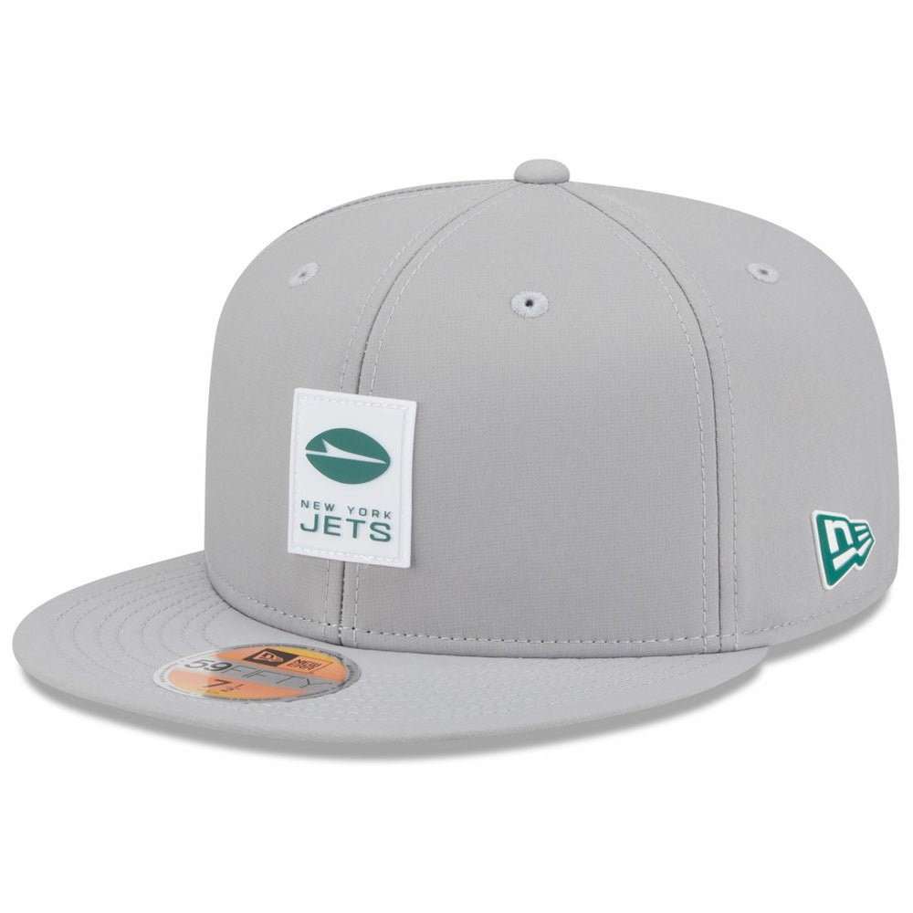 New York Jets New Era 2025 Sideline 59FIFTY Fitted Hat Gray | NFL