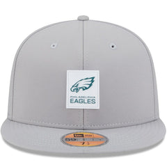 Philadelphia Eagles New Era 2025 Sideline 59FIFTY Fitted Hat Gray | NFL