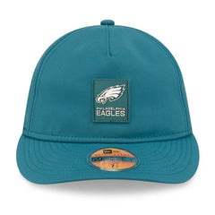 Philadelphia Eagles New Era 2025 Sideline Retro Crown 59FIFTY Fitted Hat Midnight Green | NFL