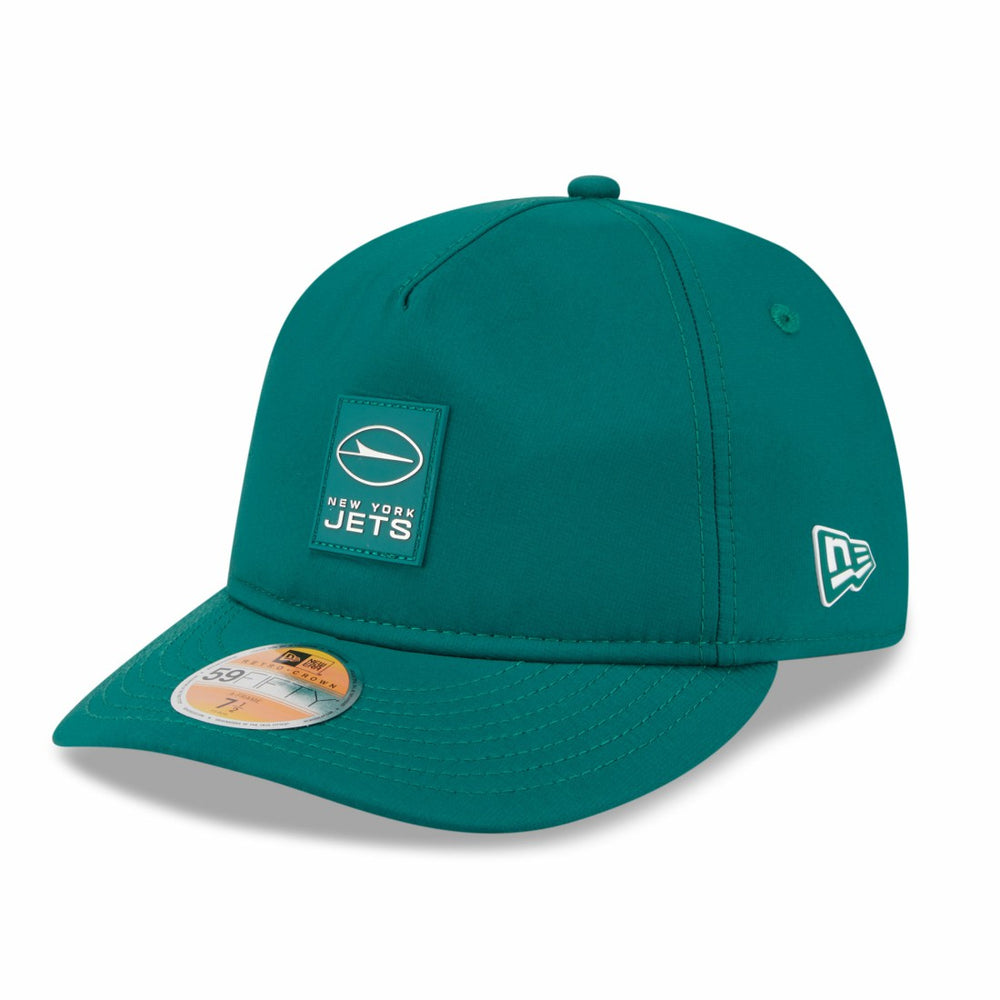 New York Jets New Era 2025 Sideline Retro Crown 59FIFTY Fitted Hat Green | NFL