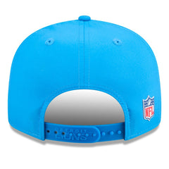 Detroit Lions New Era 2025 Sideline Throwback Split Panel 9FIFTY Snapback Hat Blue | NFL
